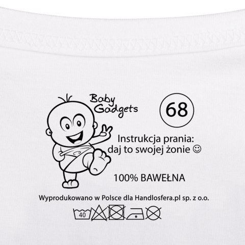 Baby Instructions - Body z instrukcją dla Taty