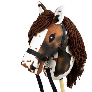 Hobby Horse Skippi - koń na kiju - Gniado - srokaty