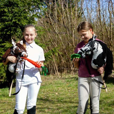 Hobby Horse Skippi - koń na kiju - Gniado - srokaty