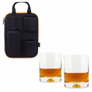 Etui na whisky ze szklankami Froster